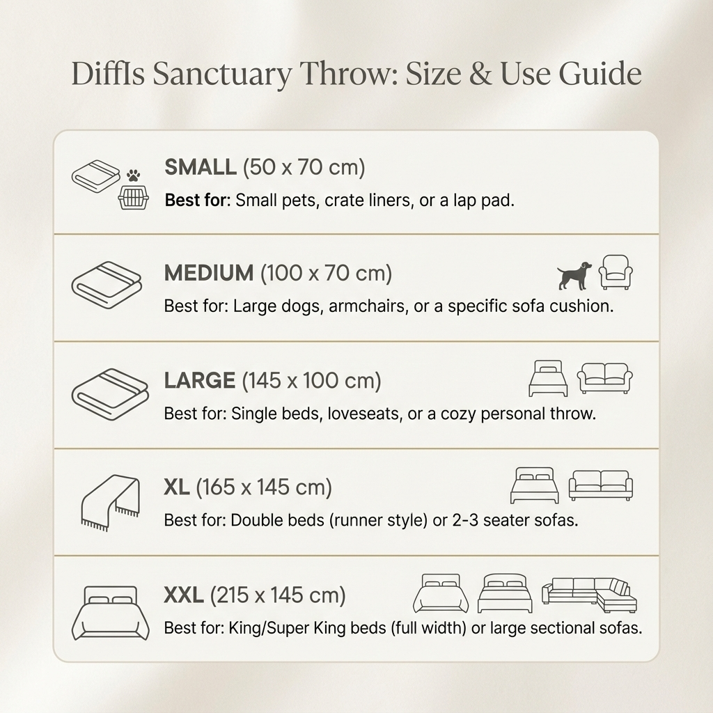 Waterproof Reversible Sherpa Throw | 100% Leakproof Furniture Protector for Bed & Sofa