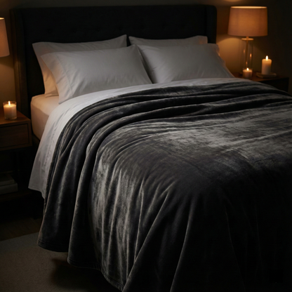 Waterproof Reversible Sherpa Throw | 100% Leakproof Furniture Protector for Bed & Sofa