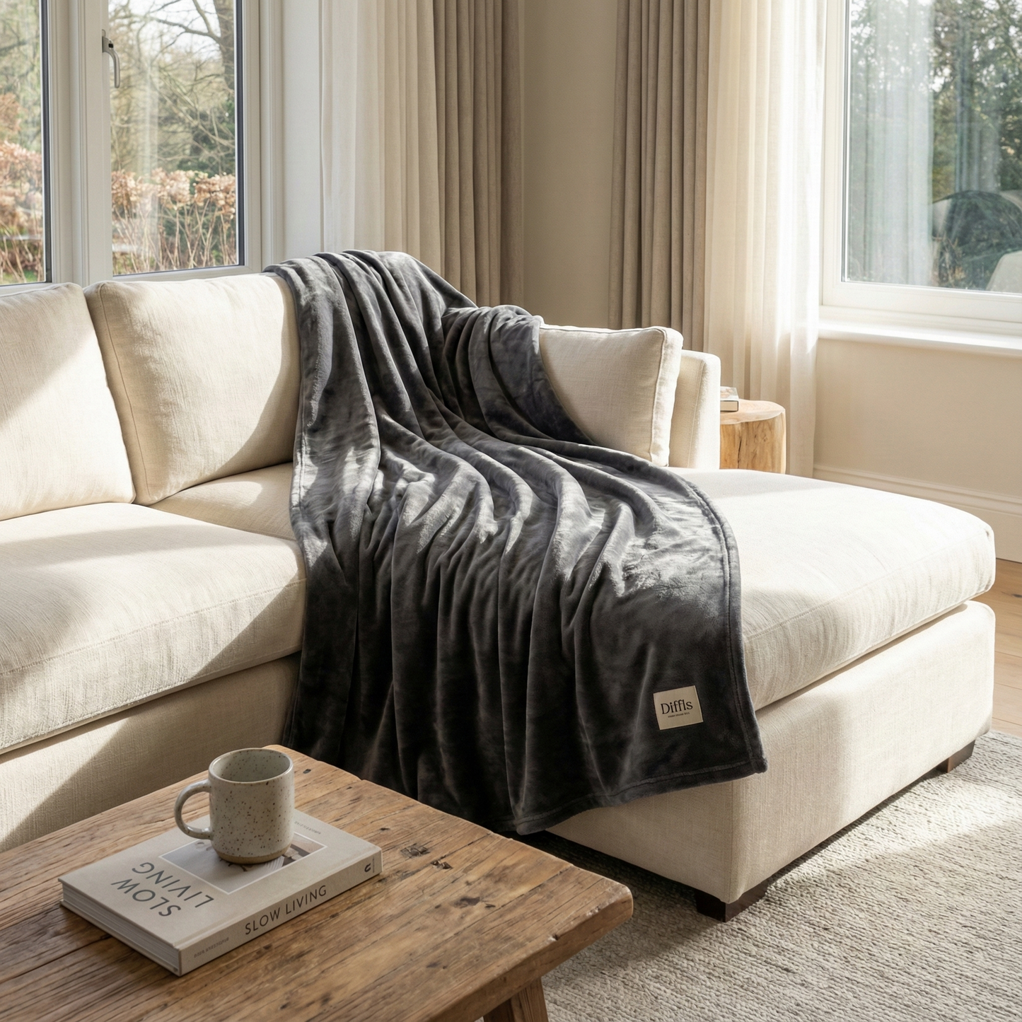 Waterproof Reversible Sherpa Throw | 100% Leakproof Furniture Protector for Bed & Sofa