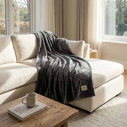 Waterproof Reversible Sherpa Throw | 100% Leakproof Furniture Protector for Bed & Sofa